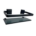 Ver imagem 7 de 1 Kit Para Banheiro Luxo Preto 6 Peças Fumê