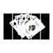 Quadro Decorativo Mosaico Baralho Poker 5 Peças 60x100cm - 1