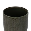 Ver imagem 2 de Cachepot Decorativo em Cerâmica Verde Escuro 14,5cm 22853 Mart