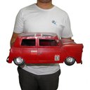 Ver imagem 4 de Carro Vintage Decorativo Mini Cooper Londres Retro Mr Bean (cj-021)