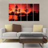 Quadro Decorativo Mosaico Por Do Sol 5 Peças 60x100cm - 2
