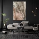 Ver imagem 2 de Quadro Decorativo Moderno Folha Seca Com Moldura e Sem Vidro 80X120