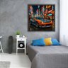Quadro Carro Drift Nas Ruas de Tóquio - Kamikaze Quadros - 1