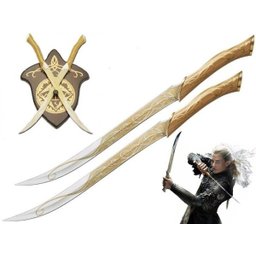 Espadas Adaga Legolas Elfo - estilo Senhor Dos Anéis - com suporte de parede - 5