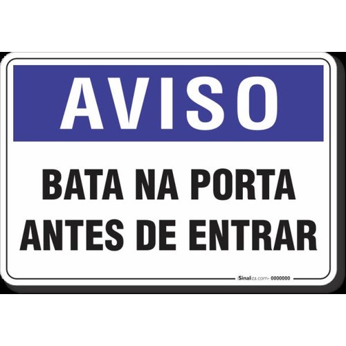 Caixa: avise antes de entrar