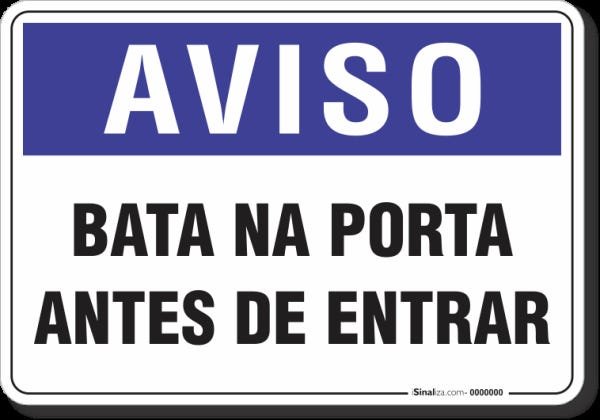 Caixa: avise antes de entrar