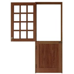 Kit Porta de Madeira 210x82cm Holandesa Maciça Madersilva - 5