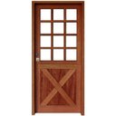 Ver imagem 2 de Kit Porta de Madeira 210x82cm Holandesa Maciça Madersilva