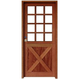Kit Porta de Madeira 210x82cm Holandesa Maciça Madersilva - 2