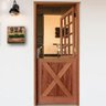 Kit Porta de Madeira 210x82cm Holandesa Maciça Madersilva - 1