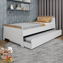 Ver imagem 1 de Cama Infantil Bicama Lorenza Branco - Movelbras