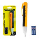 Ver imagem 1 de Caneta Detectora de Tensão 90-1000v com Luz Led Bip Sonoro Cor:amarelo
