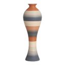 Ver imagem 1 de Vaso de Chão Grande de Cerâmica Califórnia Falésias 61x20 Cm Joelma Decorações Vaso de Chão Califórn