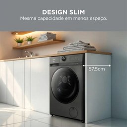 Lava e Seca Midea 11kg Mf201d110wb/gk Titanium 110v - 6