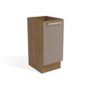 Ver imagem 1 de Balcão de Cozinha Modulado Botanic M621 c/ 1 Porta Nogueira/Fendi - Kappesberg