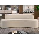Ver imagem 2 de Sofá 5 Lugares para Sala de Estar Living 280cm Koane D06 Veludo Creme - Mpozenato