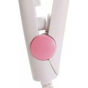 Ver imagem 2 de Mini Chapinha Prancha Cabelo Franja Barba Portátil Ceramica - Branco