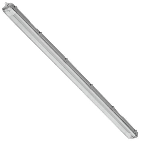 Luminária Ourofort Ip65 Led T5 e T8 2x18 Watts - 01538 - Ourolux Luminaria Ourofort Led Ip65 2x18w P