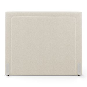 Cabeceira Cama Box King Size Alba 195cm com Frame Bouclé Bege - Desk Design