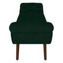 Ver imagem 3 de Puff Recamier Calçadeira 195cm Pés Palito Verde Musgo