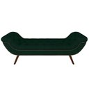 Ver imagem 4 de Puff Recamier Calçadeira 195cm Pés Palito Verde Musgo