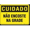 PLACA CUIDADO NÃO ENCOSTE NA GRADE - 1
