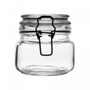 Ver imagem 2 de Pote Hermético de Vidro com Silicone Vintage Preto 550ml