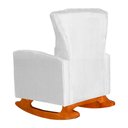Ver imagem 6 de Kit 2 Poltronas Estofada Balanço Melinda Suede Branco