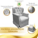 Ver imagem 7 de Poltrona Cadeira de Amamentação Balanço Ternura Material Sintético - Star Confort