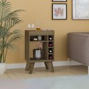 Ver imagem 6 de Aparador Adega Bar 4 Nichos 72x45 Cm Dri 4102 Pinho Arly