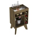 Ver imagem 1 de Aparador Adega Bar 4 Nichos 72x45 Cm Dri 4102 Pinho Arly