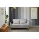 Ver imagem 5 de Papel de Parede Listrado Preto Texturizado - Pp330-1 Rolo de 16m2