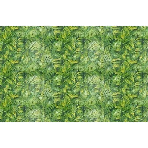 Papel de Parede Folhas Tropicais - Pp320 Rolo de 16m2