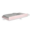 Ver imagem 2 de Cama Auxiliar Solteiro Eleganza Rosa