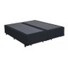 Base Cama Box Bipartido Queen Size Corino Preto 40x158x198 - 1