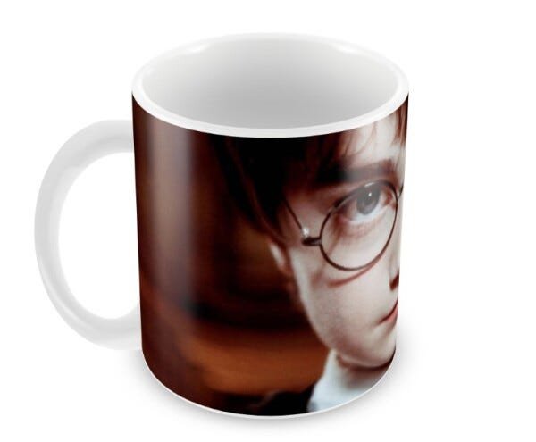 Caneca Harry Potter Porcelana Branca 325ml - 3