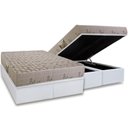 Ver imagem 1 de Cama Box Baú Queen: Colchão Espuma D33 Herval Cannes + Base Crc Linhão White (158x198)