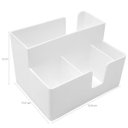 Ver imagem 4 de Kit 15 Portas Sachês Guardanapos Açúcar Organizador Multiuso Bancada Branco