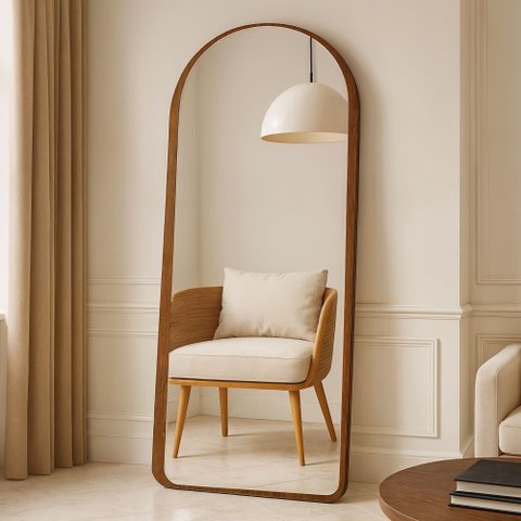Espelho Moldurado MDF Cinamomo Fiore