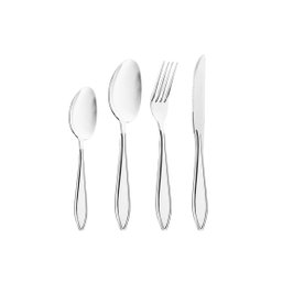 Faqueiro Inox Jogo Talheres Garfo Faca Colher Victoria 24un - 1