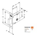 Ver imagem 2 de Fechadura Auxiliar Tetra 1004 (par) Stam Cromado