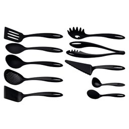 Jogo de Utensílios Tramontina Ability em Nylon Preto 10 Peças - 1