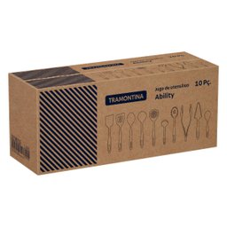 Jogo de Utensílios Tramontina Ability em Nylon Preto 10 Peças - 4