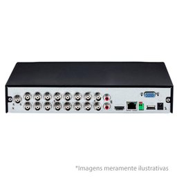 DVR Stand Alone Multi HD Intelbras MHDX-1016 - 16 Canais 1080N HDCVI, HDTVI, AHD, ANALÓGICO + 2 - 2