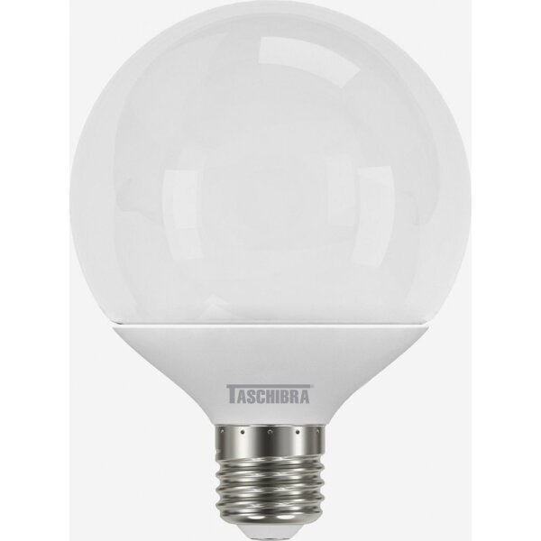 Lâmpada LED Globo 9,5W Taschibra Luz Amarela 3000K