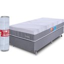 Ver imagem 3 de Cama Box Solteiro Colchão Vácuo Infinity Macio 88x188x64 Premium Bf Colchões