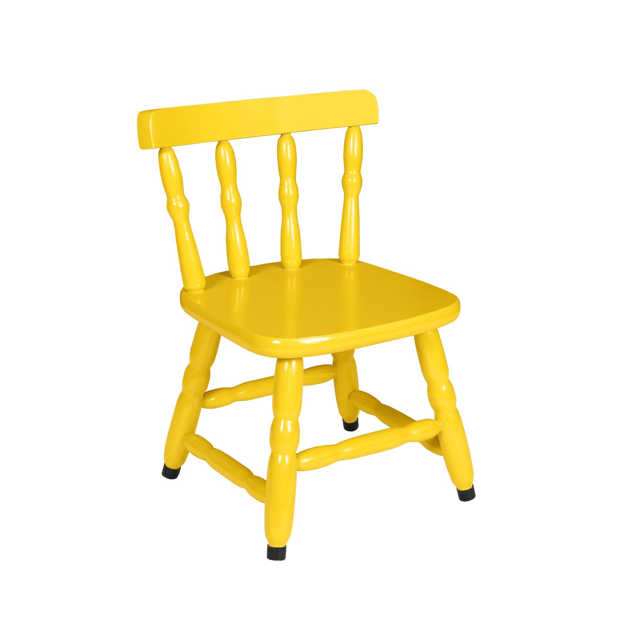 1 Cadeira Infantil Scholl Coloridas - Amarelo
