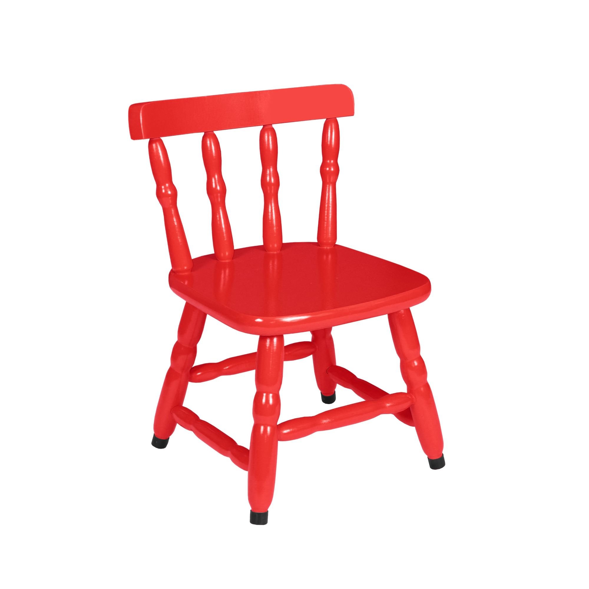 1 Cadeira Infantil Scholl Coloridas - Vermelho