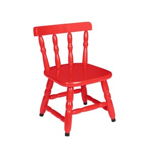 1 Cadeira Infantil Scholl Coloridas - Vermelho