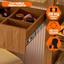 Ver imagem 6 de Penteadeira Camarim com Espelho 2 Portas com Vidro Reflecta e 1 Gavetas com Divisória Star
